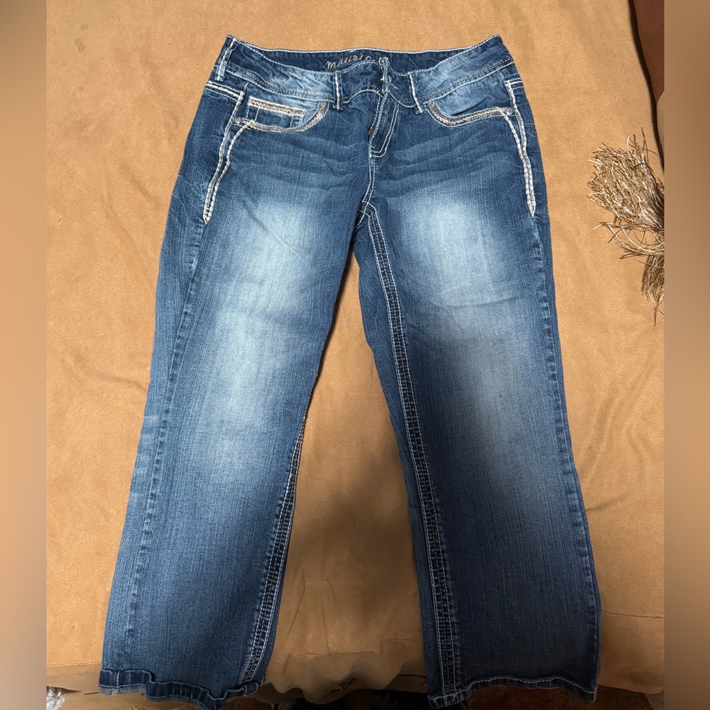 Maurices Blue Women Capri Jeans